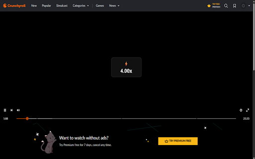 Universal Video Speed Controller :: Controls playback speed for HTML5 videos on any website.