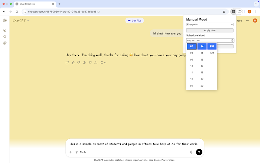 Mood-Based UI :: Change website appearance based on mood