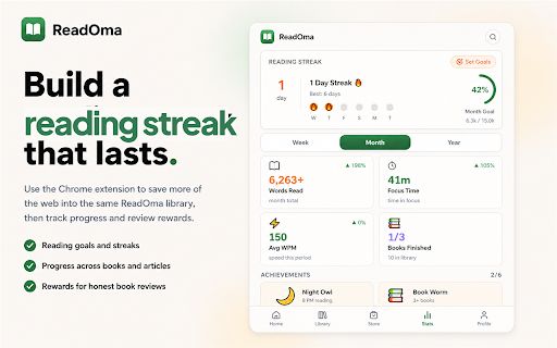 ReadOma - Immersive Reader :: Immersive guided reading for everything: blogs, articles, YouTube videos, and more. Plus, AI highlights find key points instantly.