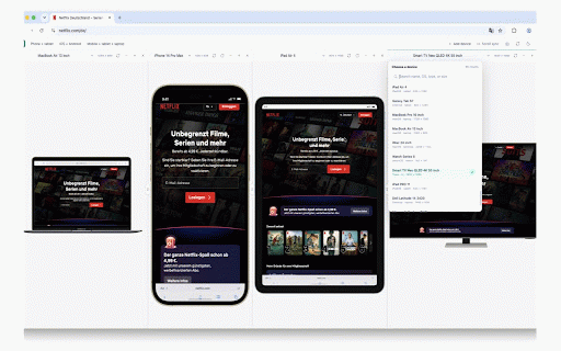 Mobile View & Responsive Tester :: Preview frontend changes across phones, tablets, laptops, and desktops. Switch devices, compare designs, and share captures.