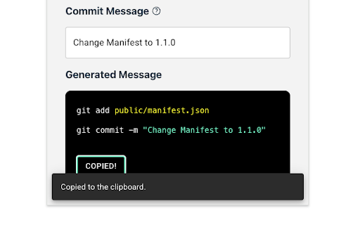 Commit Buddy :: Write and save Git commits from the browser to reduce terminal clutter, avoid mistakes, and boost productivity. Open source.