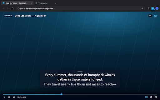 Brevier — Private live captions for any tab :: Free, private live captions & translation in 99 languages for any tab. Audio never leaves your machine.
