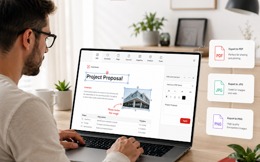PDF Editor Studio: Merge PDFs, Edit, Sign, Annotate & Fill PDFs :: Merge and Edit PDFs in Chrome. Add text, images, signatures, stamps, highlights, whiteout, redactions and annotations, save locally.