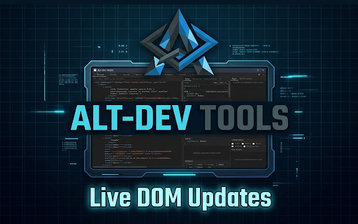 ALT-DEV TOOLS :: A powerful sidebar DevTools alternative — Elements, Console, Network, Sources & Application panels right in your browser sidebar