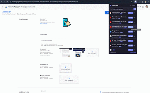 Scroll Saver :: Automatically saves and restores your scroll position on any webpage.