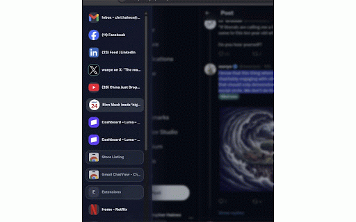 VibeFrame :: AI Social Post Visualizer Extension