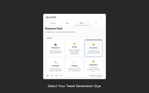 xMatic - Own Key :: AI-powered Twitter content creation - Use your own API keys for complete privacy