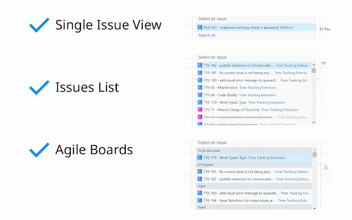 YouClock - Time Tracker for YouTrack :: The YouClock browser extension adds an easy-to-use stopwatch to YouTrack by JetBrains.
