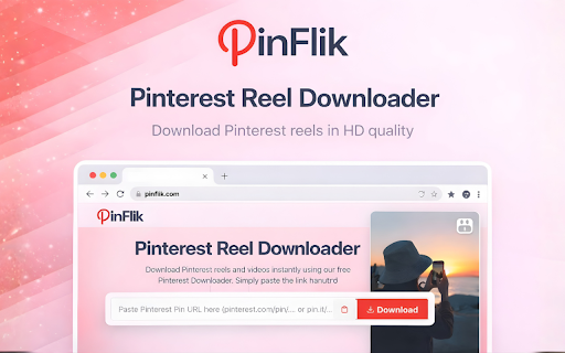 PinFlik - Pinterest Downloader :: Download Pinterest videos, images & GIFs instantly with PinFlik. Save the highest-quality Pinterest media in one click.