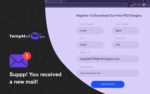 Temp Mail Ninja - Disposable Temporary Email :: Generate disposable temporary email addresses with autofill capabilities and real-time inbox management for Chrome