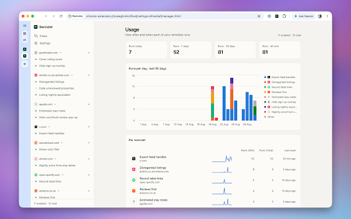 Remixlet :: Make any site work the way you want. Tell Remixlet what to change, and watch it bend the site to your will.