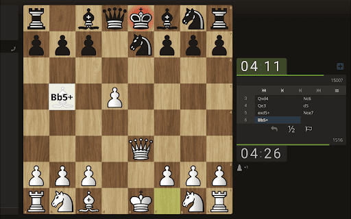 Chess Notation Helper :: Highlights chess squares based on notation input during games on Lichess and Chess.com.