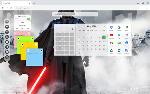 Darth Vader Live Wallpaper :: Darth Vader Live Wallpaper - Live HD video wallpaper for your Chrome new tab.