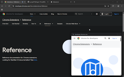 Always on Top, PiP & Side Panel (3 in 1) - Super Pinned Window :: Open any tab or link in an always-on-top PiP or a flexible popup window.