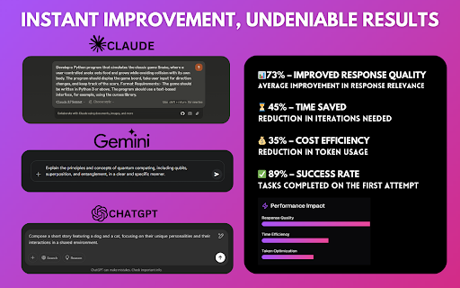 BetterPrompt :: Improve your AI prompts with one click