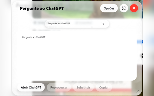 Ferramentas do ChatGPT :: Selecione texto em páginas web e use a OpenAI API para perguntar, traduzir ou revisar em um popup local.