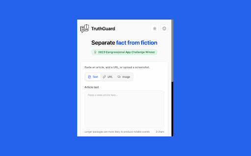 TruthGuard — AI-powered Misinformation Detection :: TruthGuard is an AI-powered fake news detector that detects misinformation, empowering you to separate fact from fiction.