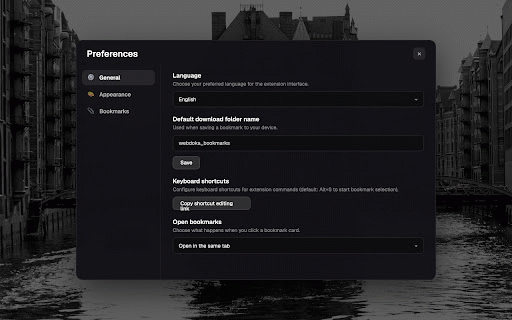 New Tab from Webdoka :: Customize your new tab with visual bookmarks.