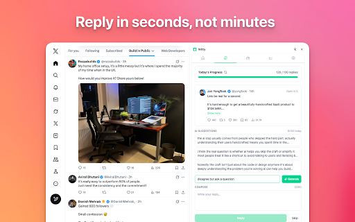 Witty :: Grow on 𝕏 without the grind