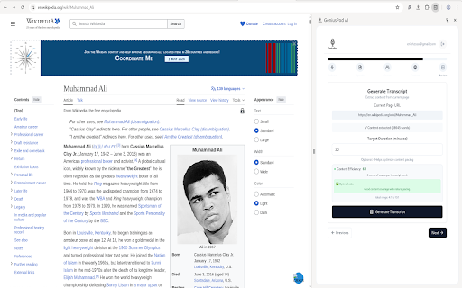 GeniusPod AI :: Transform Your Content Into Professional Podcasts. Create engaging podcasts in minutes with our AI technology. Perfect for…