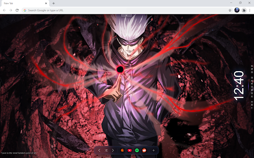 Satoru Gojo JJK HD Wallpaper New Tab :: Customize new tab with gojo wallpaper extension and display jujutsu kaisen you admire in your background.