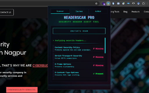CyberGuard: HTTP Security Header & Vulnerability Scanner :: Scan HTTP security headers, identify missing protections like CSP, HSTS, and XSS prevention.