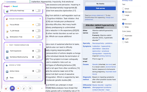 CogniRead - Adaptive Reading Assistant :: Transform any web content into cognitively accessible formats for users with ADHD, dyslexia, autism, or learning disabilities