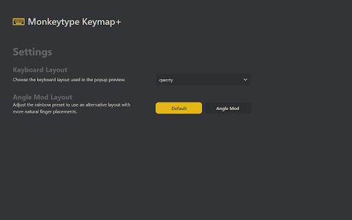 Monkeytype Keymap :: Customise Monkeytype's on-screen keyboard.