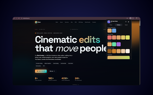 SE Color Picker :: SE Color Picker Pro — premium eyedropper with auto-copy, palettes, gradients, favorites, and pro export formats. By SHAH EMTIAJ.