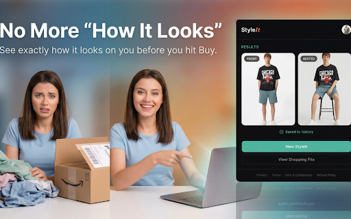 StyleIt - Virtual Try-On :: Try on any outfit before you buy — AI-powered virtual try-on from any online store.