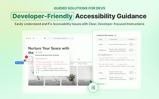 Accessibility Checker :: Quickly find and highlight accessibility issues with the AccessibilityChecker.org browser extension.