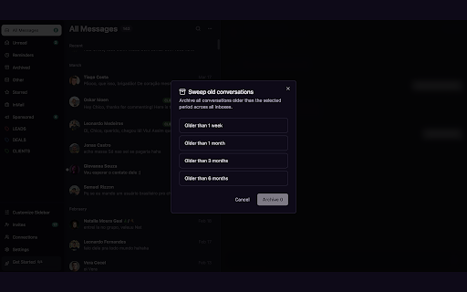 Linbox :: LinkedIn Inbox Reimagined - Organize your LinkedIn messages with elegance