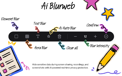 Ai BlurWeb | Instant Screen & Image Blur for Chrome :: Auto-blur sensitive fields and maintain screenshot privacy.