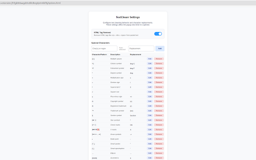 TextCleanr: Clean Text Converter :: Convert copied, pasted or formatted text to clean plain text. Removes styles, symbols, hidden characters, and AI fingerprints.
