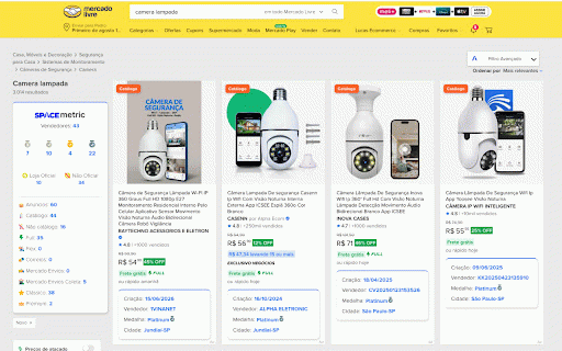 Space Metric :: Ferramenta de análise de marketplaces.