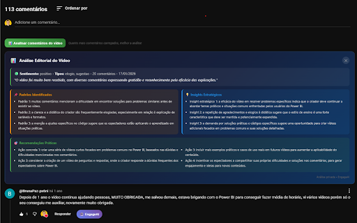 EngageAI — AI Replies for YouTube :: Generate AI-powered replies to YouTube comments instantly. Works on YouTube & YouTube Studio. 10 free credits/month!