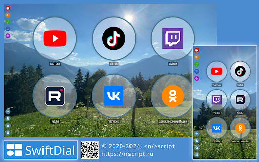 SwiftDial YN :: Speed Dial | Home Page | New Tab | 📱 Modern | 🎨 Easily customizable | 🛡️ Privacy-friendly |
