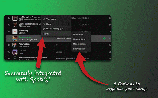 Playlist organizer for Spotify :: Organize your spotify playlist.
