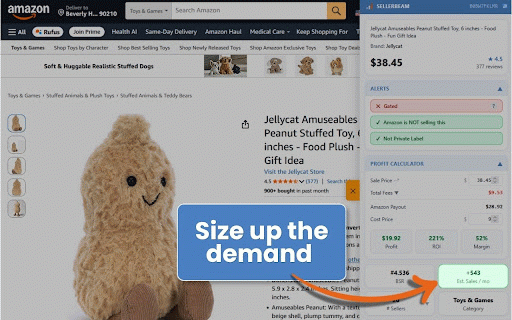 SellerBeam :: Amazon FBA arbitrage sourcing tool by SellerBeam.io