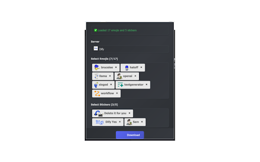 Discord Emoji Downloader :: Download emojis and stickers from Discord servers with ease