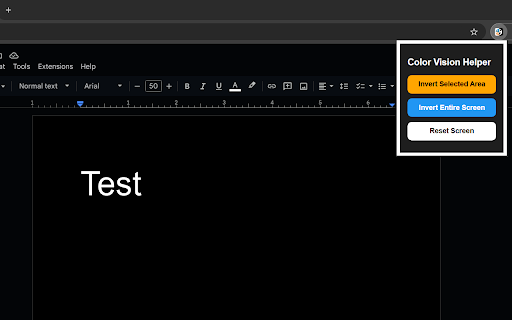 Color Inverter :: Apply color inversion filter by page or by selection to increase visibility of selected item.
