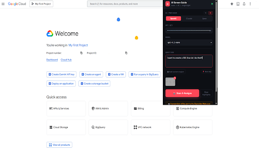 AI Screen Guide :: Scan your screen or select a region — AI highlights the exact button to click