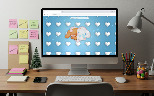 Cinnamoroll Live Wallpaper 4K :: Transform your browser with the cute and charming Cinnamoroll Live Wallpaper Chrome extension.
