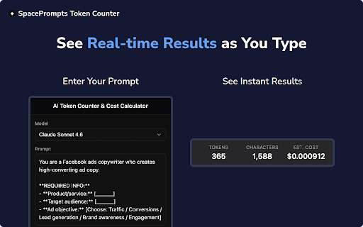 AI Prompt Token Counter :: Count tokens and estimate AI costs for any model. Supports ChatGPT, Claude, Gemini, DeepSeek, and more.