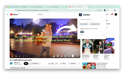 YouMark - YouTube Video Clip Saver & Bookmark Manager :: Save YouTube video clips with timestamps, tags & notes. Export to CSV/Excel. Perfect for creators & researchers.