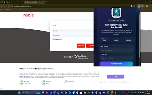 Pro Autofill v2 :: Tự động điền biểu mẫu web bằng dữ liệu do người dùng lưu, chỉ hoạt động khi người dùng chủ động kích hoạt.