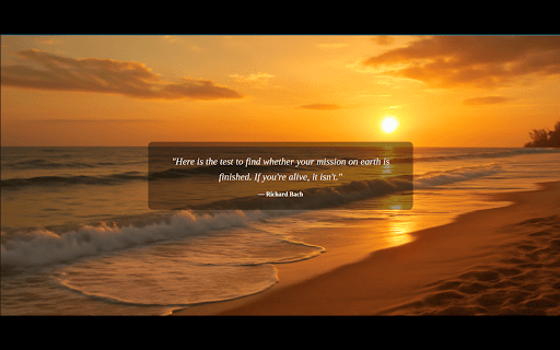 Mind Lift :: Get motivated every time you open a new tab with inspirational quotes and beautiful backgrounds.