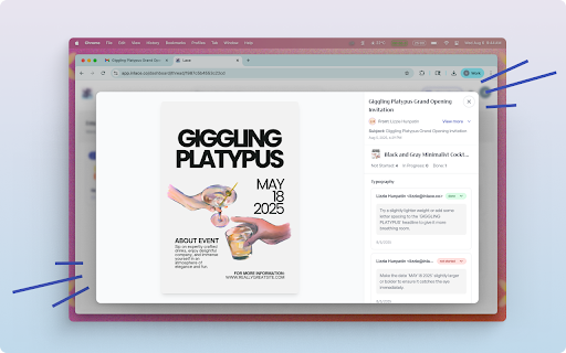 Lace :: Transform your email inbox into a creative workspace.