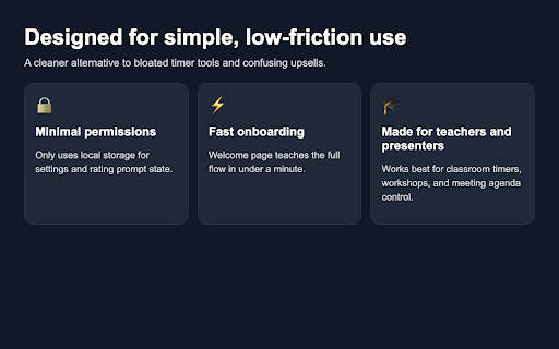 Slides Timer for Google Slides :: Add countdown timers, stopwatches, clocks, and dates to Google Slides. No account needed and no premium paywall.