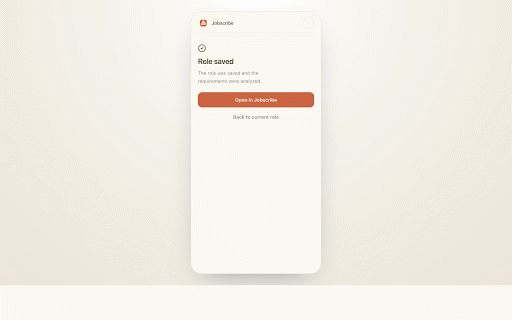Jobscribe - Job Saver :: Save job postings from LinkedIn, Indeed, and more to Jobscribe with one click